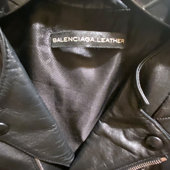 BALENCIAGA NICOLAS GHESQUIERE LEATHER JACKET 2010/2011 - SIZE 36 - Picture 6 of 14